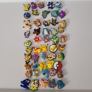 Pokémon anime crocs jibbitz charms set 5 random New for shoes festival gift